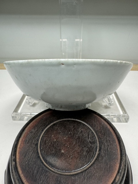 古玩陶瓷明萬歷·青花壽字紋茶碗拍賣,當前價格1500元