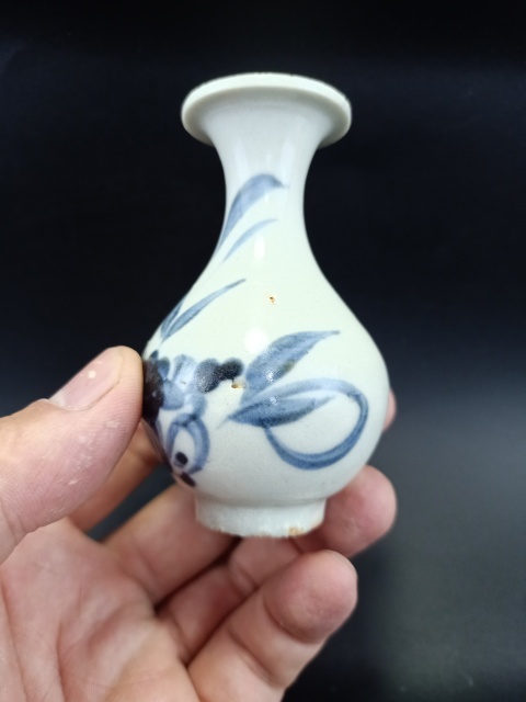 古玩陶瓷【清早】青花花卉紋玉壺春瓶【有瓶中皇后的美稱】拍賣,當(dāng)前價(jià)格0元