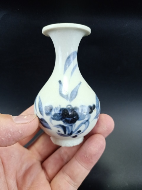 古玩陶瓷【清早】青花花卉紋玉壺春瓶【有瓶中皇后的美稱】拍賣,當(dāng)前價(jià)格0元
