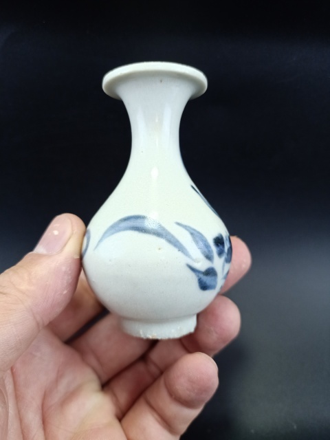 古玩陶瓷【清早】青花花卉紋玉壺春瓶【有瓶中皇后的美稱】拍賣,當(dāng)前價(jià)格0元