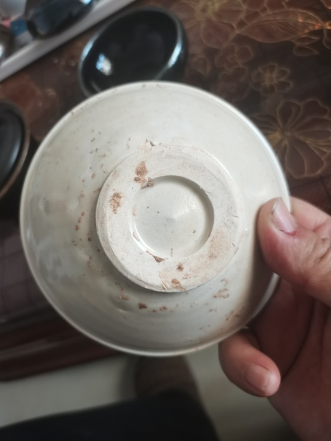 古玩陶瓷晚唐五代時期邢窯白瓷玉璧底盞色一流。漂亮。拍賣,當前價格2899元