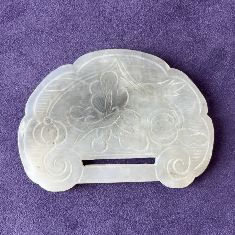 古玩玉器岫玉雕“如意鎖佩”拍賣,當前價格3800元