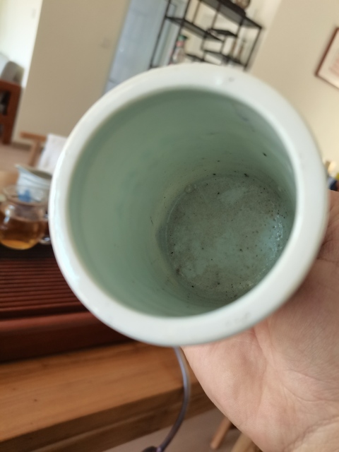 古玩陶瓷粉彩桃花美女詩文筆筒拍賣，當前價格2300元