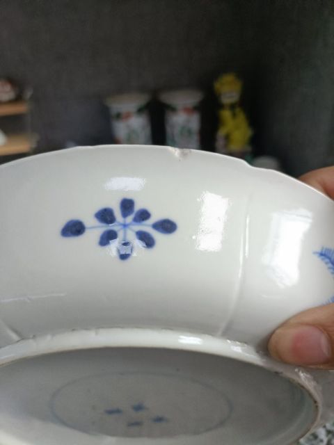 古玩陶瓷魚藻紋青花盤拍賣,當前價格3888元