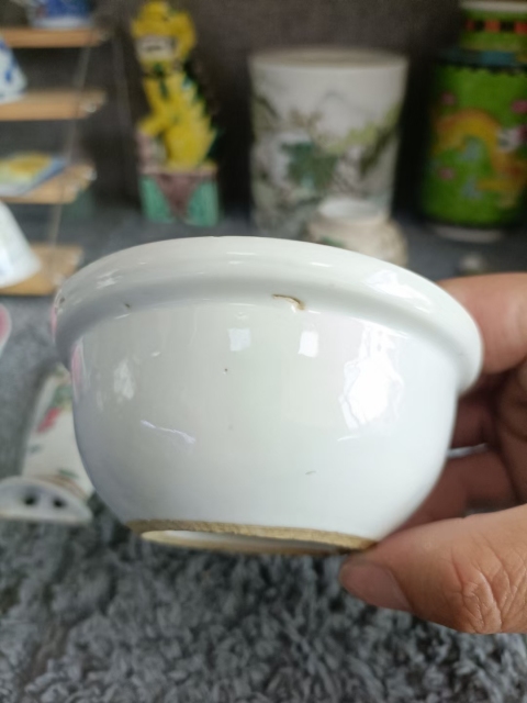 古玩陶瓷同治墨彩黛玉葬花洗拍賣，當前價格3888元