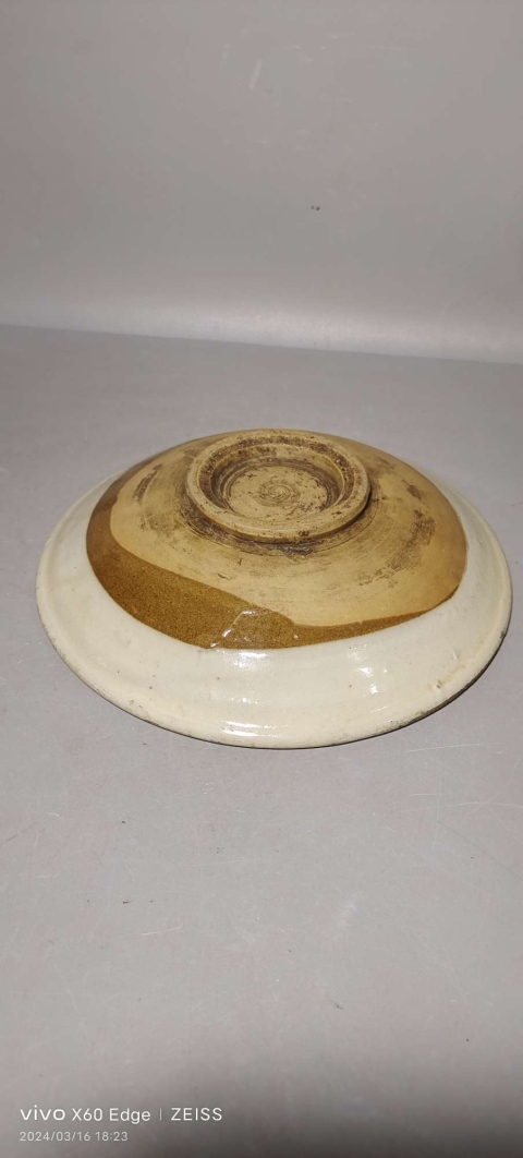 古玩陶瓷磁州窯梅花盤拍賣，當前價格1600元