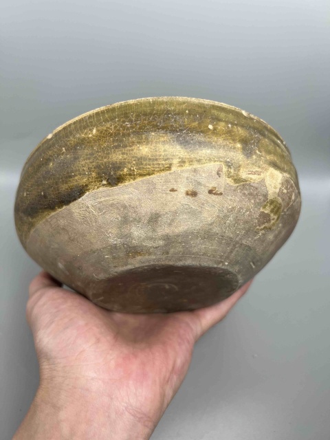 古玩陶瓷越窯系青瓷斂口大碗拍賣,當前價格2600元