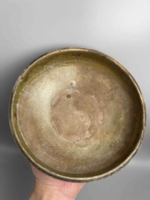 古玩陶瓷越窯系青瓷斂口大碗拍賣,當前價格2600元