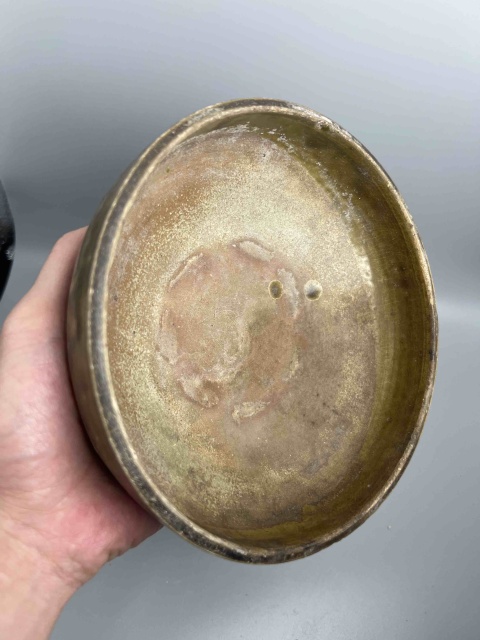 古玩陶瓷越窯系青瓷斂口大碗拍賣,當前價格2600元