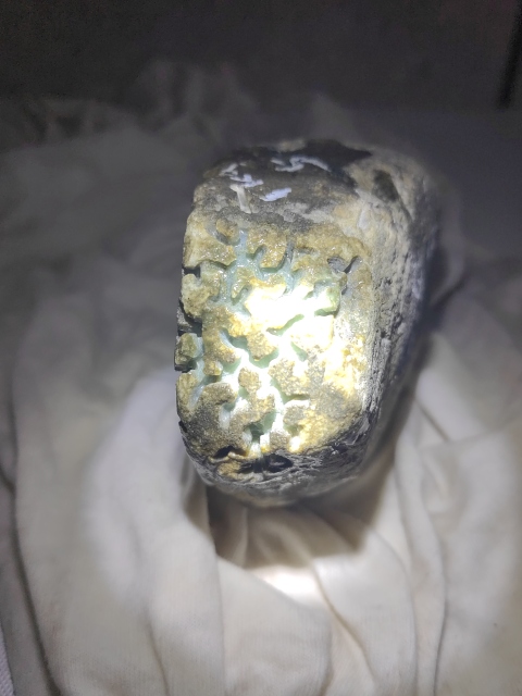 古玩玉器天然翡翠原石料拍賣,當前價格750元