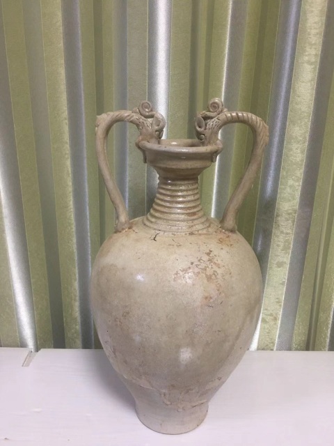 古玩陶瓷隋唐·雙龍尊拍賣,當前價格45000元