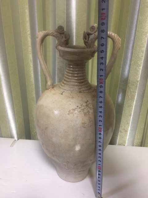 古玩陶瓷隋唐·雙龍尊拍賣,當前價格45000元