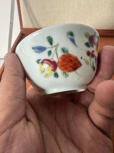 古玩陶瓷清雍正 粉彩花卉紋小杯拍賣,當前價格3800元