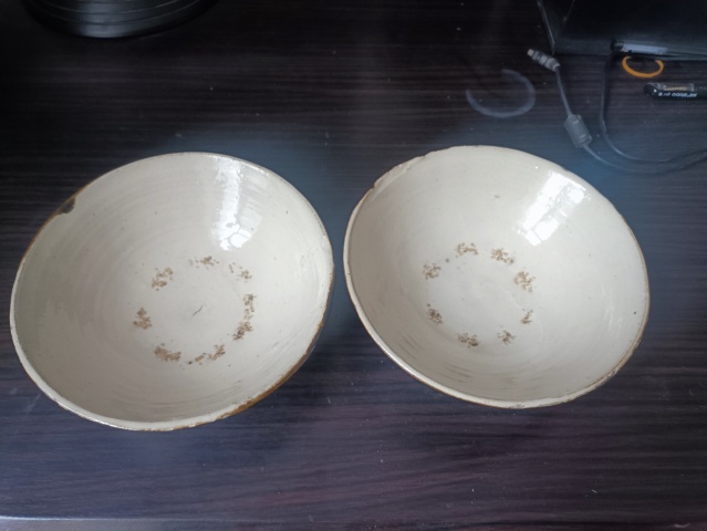 古玩陶瓷元末明初磁州窯淄素碗拍賣，當前價格199元