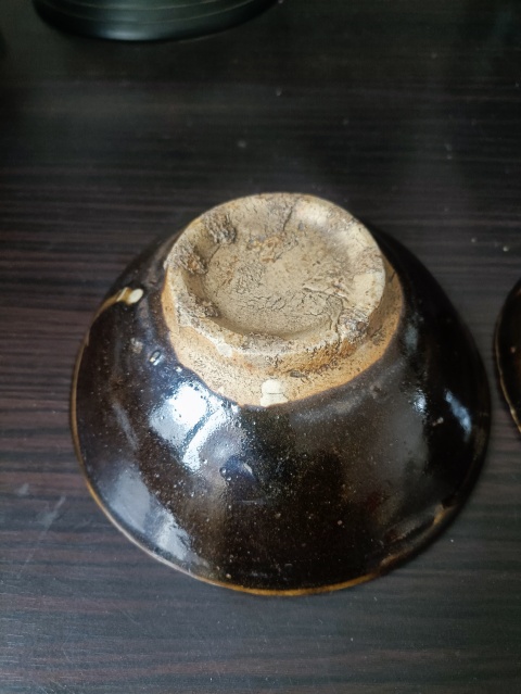 古玩陶瓷元末明初磁州窯淄素碗拍賣，當前價格199元