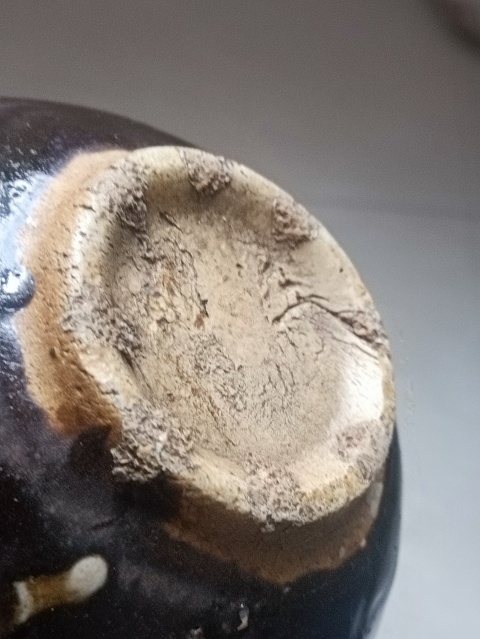 古玩陶瓷元末明初磁州窯淄素碗拍賣，當前價格199元