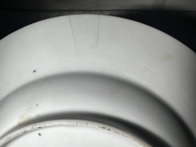 古玩陶瓷保真帶卡 民國 廣彩瓜瓞連綿折沿大賞盤拍賣，當前價格588元