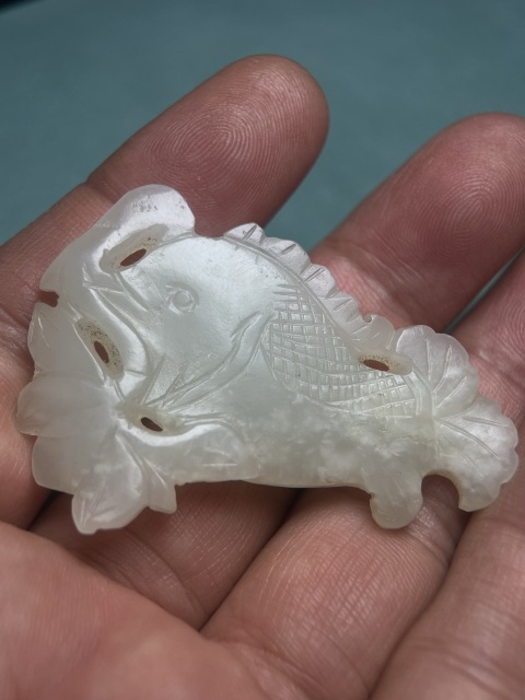 古玩玉器明代連年有余拍賣,當(dāng)前價格5800元