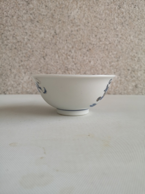 古玩陶瓷童子花卉紋碗拍賣，當前價格150元