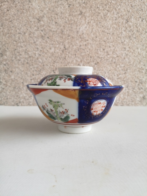 古玩陶瓷青花加彩蓋碗拍賣,當(dāng)前價(jià)格398元