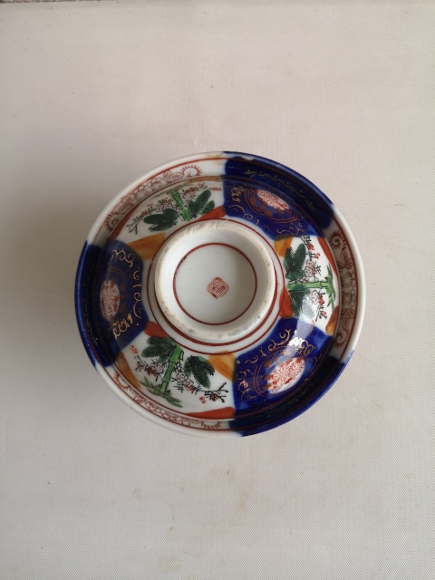 古玩陶瓷青花加彩蓋碗拍賣,當(dāng)前價(jià)格398元