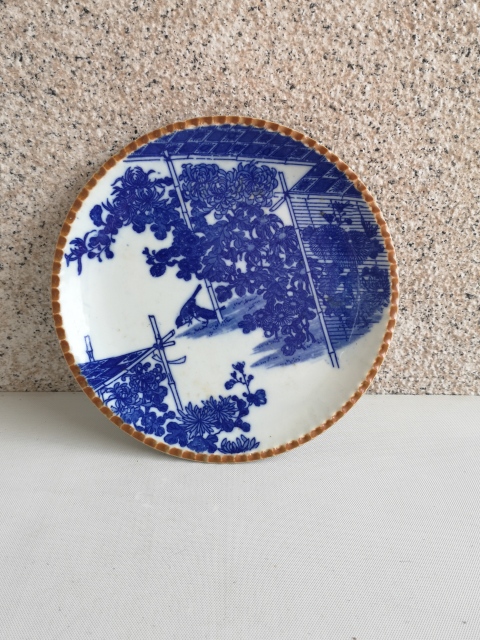 古玩陶瓷花鳥紋盤拍賣,當前價格220元