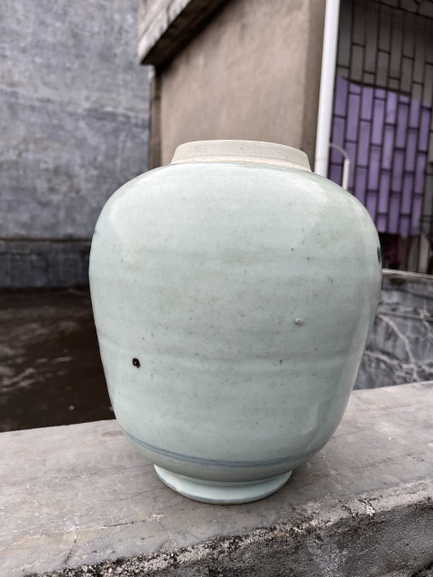 古玩陶瓷(保真卡)青花松竹梅紋大罐拍賣,當前價格1888元
