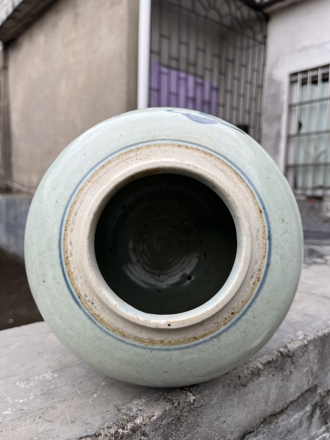 古玩陶瓷(保真卡)青花松竹梅紋大罐拍賣,當前價格1888元