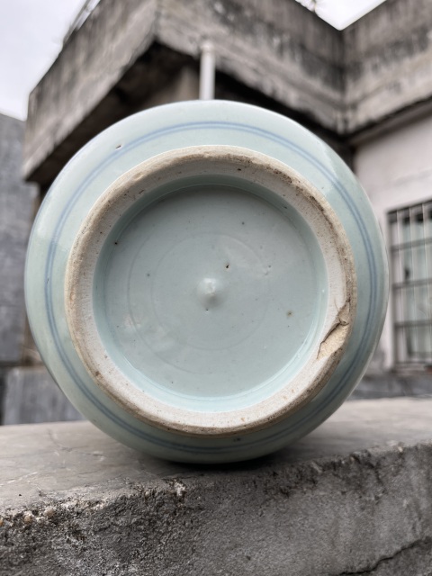 古玩陶瓷(保真卡)青花松竹梅紋大罐拍賣,當前價格1888元