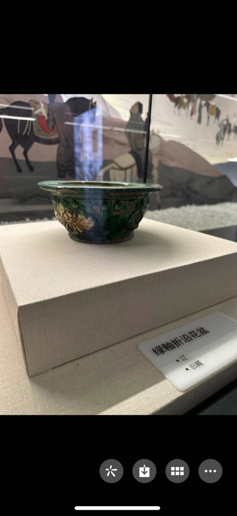 古玩陶瓷明三彩爐拍賣,當前價格2888元