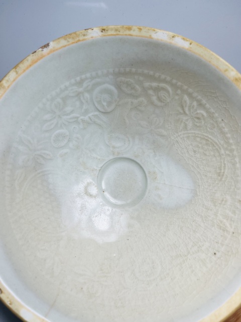 古玩陶瓷(宋代細路)影青釉嬰戲娃娃紋大碗拍賣,當前價格2999元