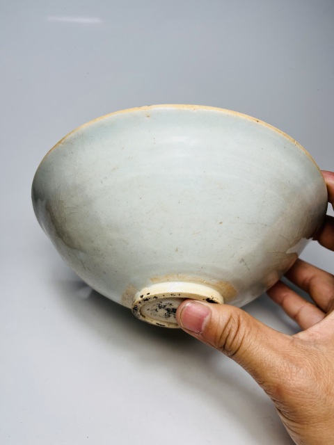 古玩陶瓷(宋代細路)影青釉嬰戲娃娃紋大碗拍賣,當前價格2999元