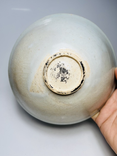 古玩陶瓷(宋代細路)影青釉嬰戲娃娃紋大碗拍賣,當前價格2999元