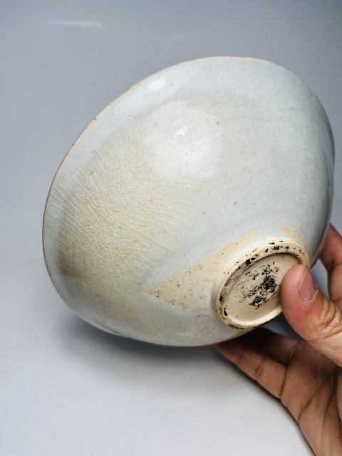 古玩陶瓷(宋代細路)影青釉嬰戲娃娃紋大碗拍賣,當前價格2999元