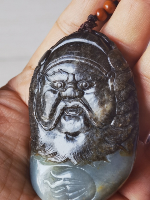 古玩玉器新疆籽料鐘馗拍賣,當前價格1500元