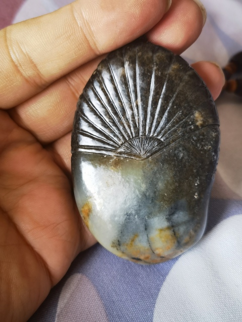 古玩玉器新疆籽料鐘馗拍賣,當前價格1500元