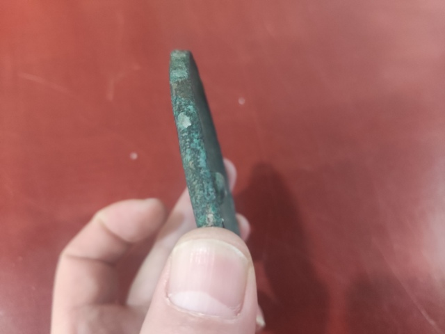 古玩銅器元代旋紋銅鏡拍賣,當前價格988元