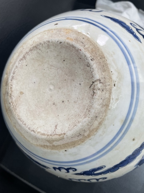 古玩陶瓷青花獅子滾繡球紋文房卷缸拍賣,當前價格22888元