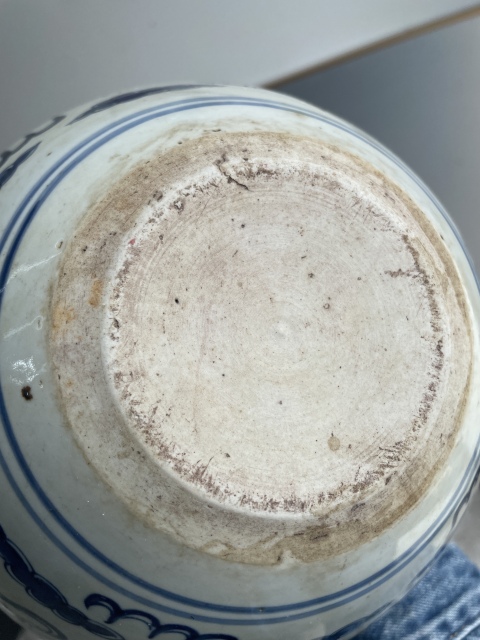 古玩陶瓷青花獅子滾繡球紋文房卷缸拍賣,當前價格22888元