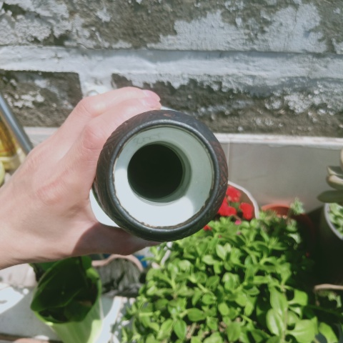 古玩陶瓷哥釉青花花鳥紋蒜頭賞瓶拍賣，當前價格2980元