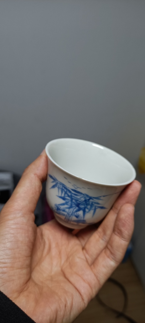 古玩陶瓷民國 江西瓷業(yè)公司藍(lán)彩人物紋杯拍賣,當(dāng)前價格1800元