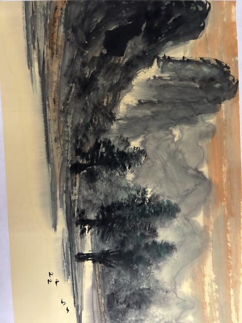 古玩字畫邵繁榮老師《春江漁韻》拍賣，當前價格750元