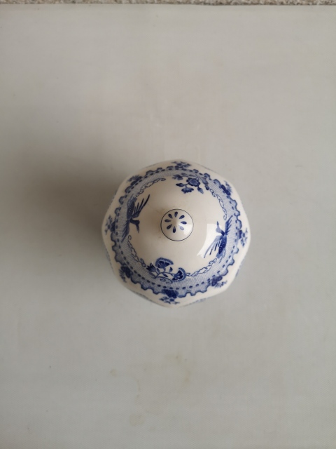 古玩陶瓷人物紋青花蓋罐拍賣，當前價格260元