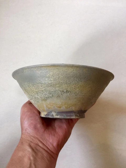 古玩陶瓷越窯青瓷斗笠碗拍賣，當前價格2600元