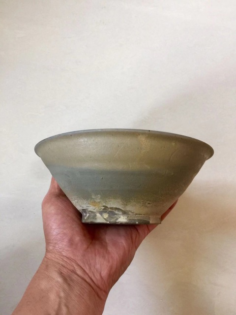 古玩陶瓷越窯青瓷斗笠碗拍賣，當前價格2600元