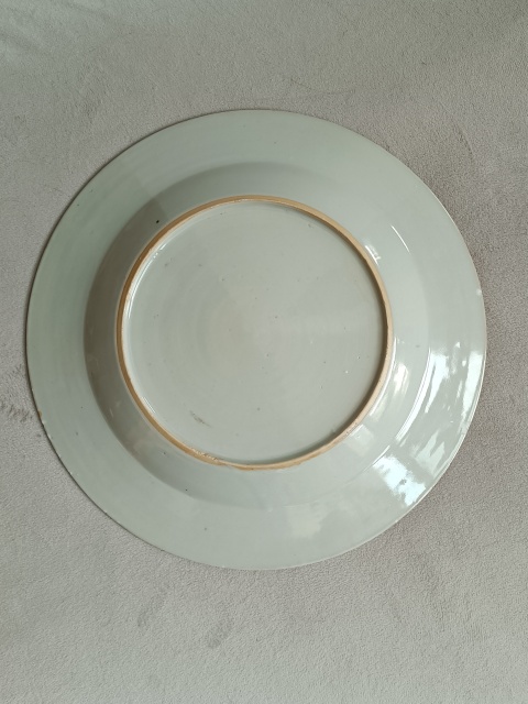 古玩陶瓷粉彩花鳥花卉紋盤拍賣，當前價格1230元