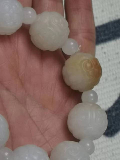 古玩玉器帶工珠子手鏈拍賣，當前價格3000元