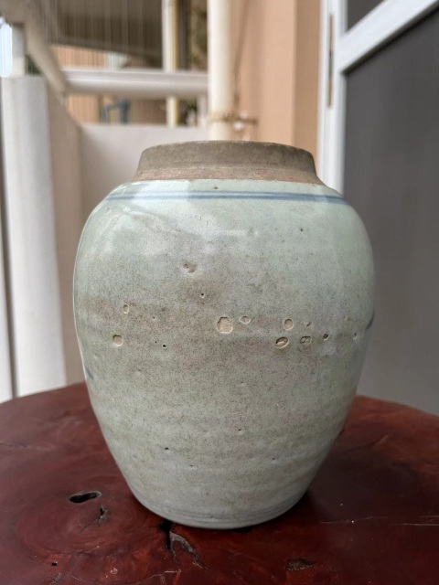 古玩陶瓷青花山水紋青花罐拍賣，當(dāng)前價(jià)格688元