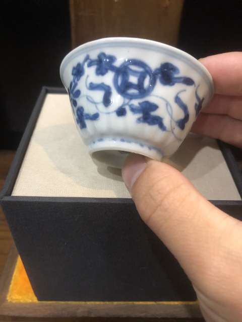 古玩陶瓷清-康熙-青花銅錢紋拍賣,當前價格1580元