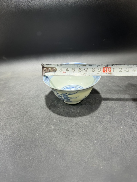古玩陶瓷青花杯拍賣，當前價格985元